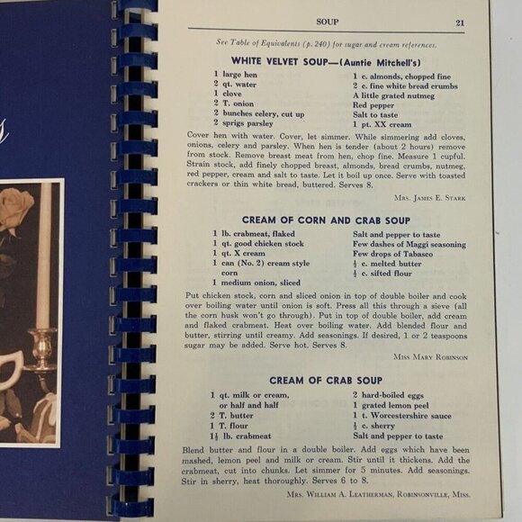 The Memphis Cookbook By Junior League Tennessee Recipes Spiral Bound 1981 - Picture 6 of 13
